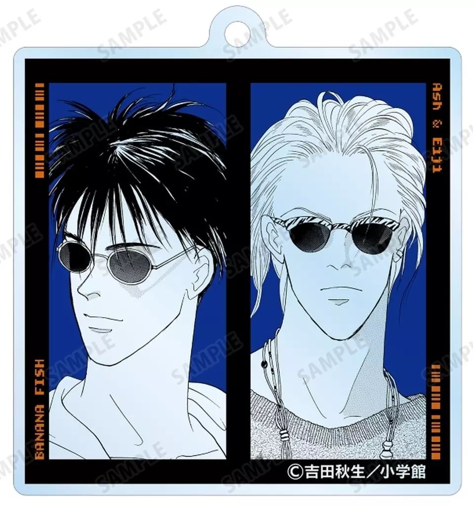 中古】キーホルダー B.アッシュ・リンクス＆奥村英二 「BANANA FISH