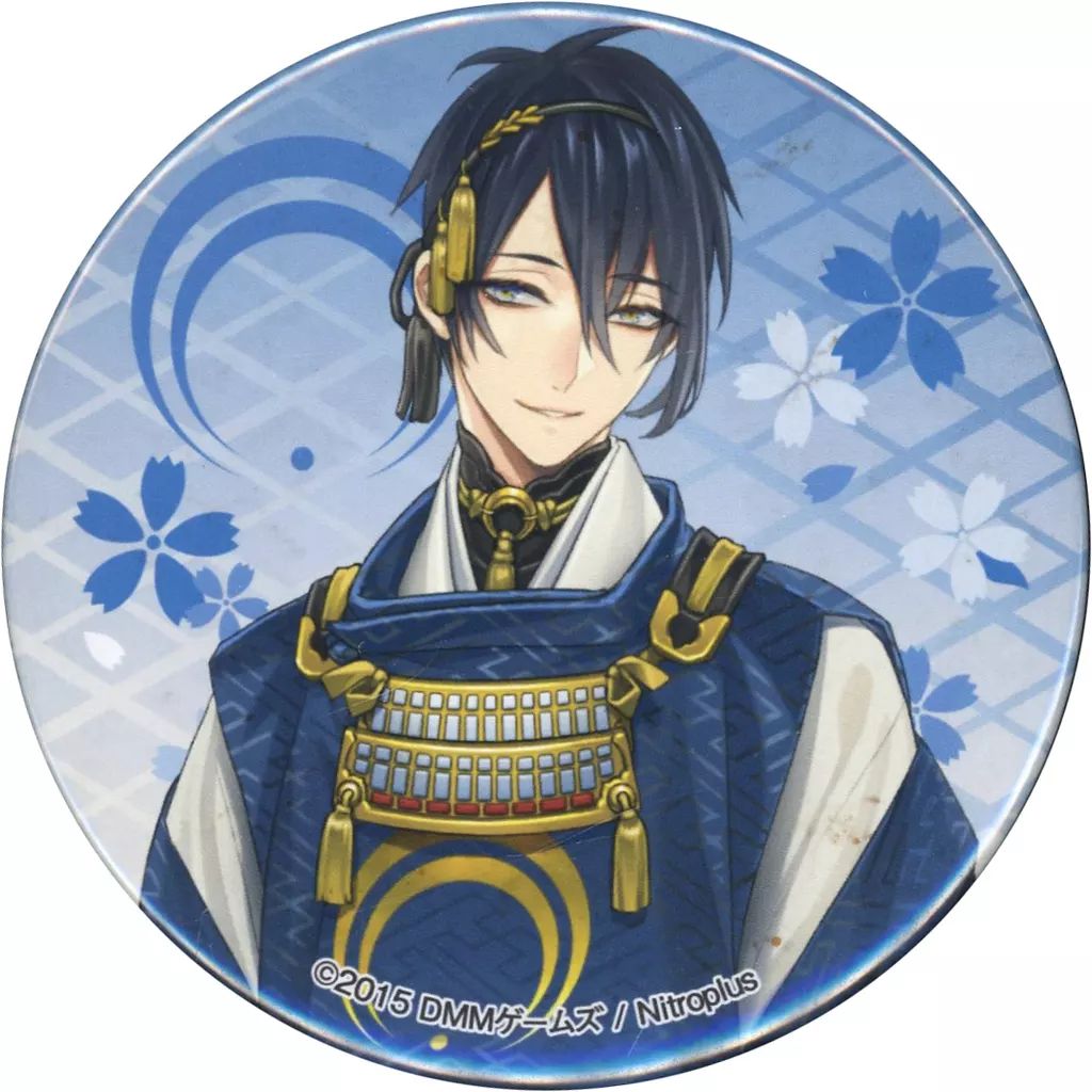 中古】バッジ・ビンズ 06.三日月宗近 缶バッジ 「刀剣乱舞-ONLINE