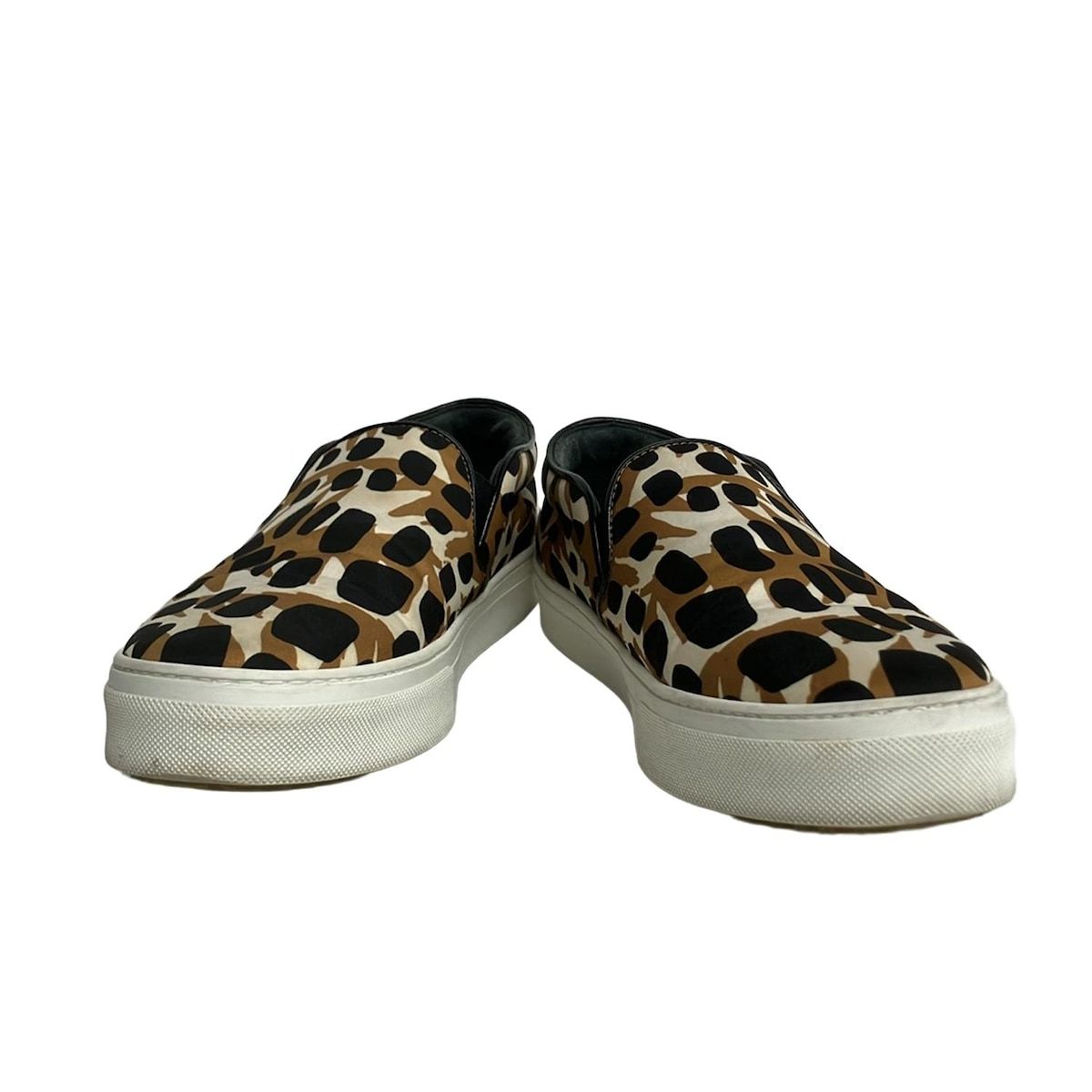 CELINE(セリーヌ) スリッポン 38 レディース - 黒×ブラウン フィービー