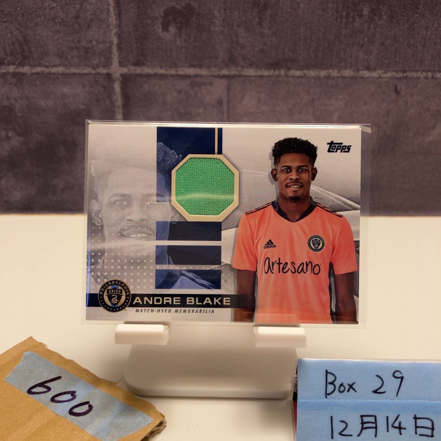 2020 Topps Andre Blake 130/319 Philadelphia Union Match-used