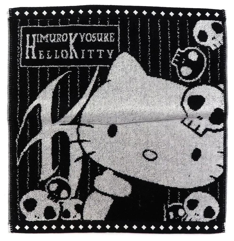 中古】タオル・手ぬぐい 氷室京介×ハローキティ ジャガードハンド
