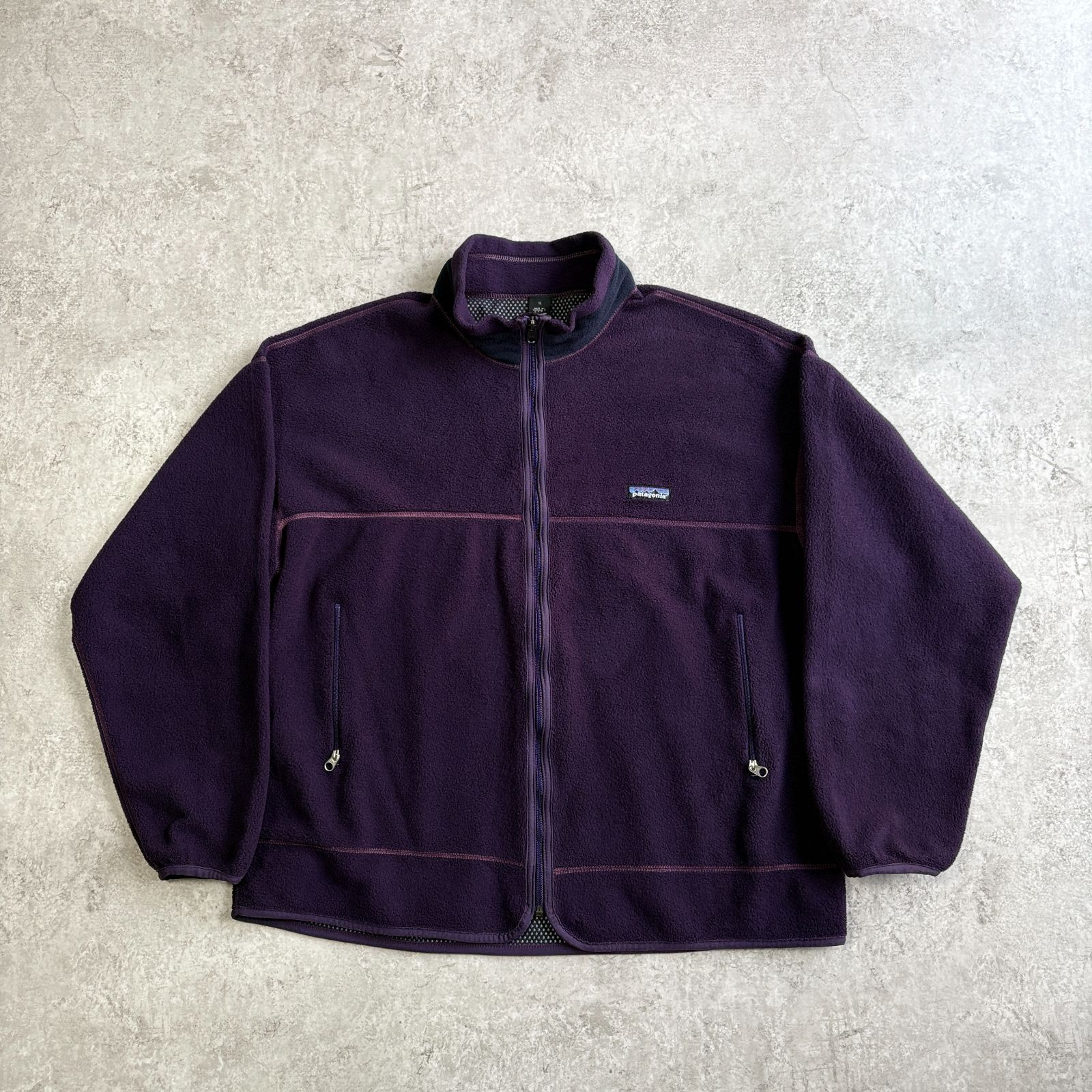 90s USA製 patagonia Light-X Cardigan 【 purple 】 パタゴニア