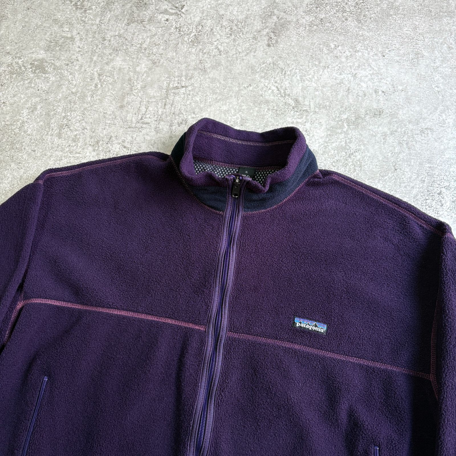 90s USA製 patagonia Light-X Cardigan 【 purple 】 パタゴニア