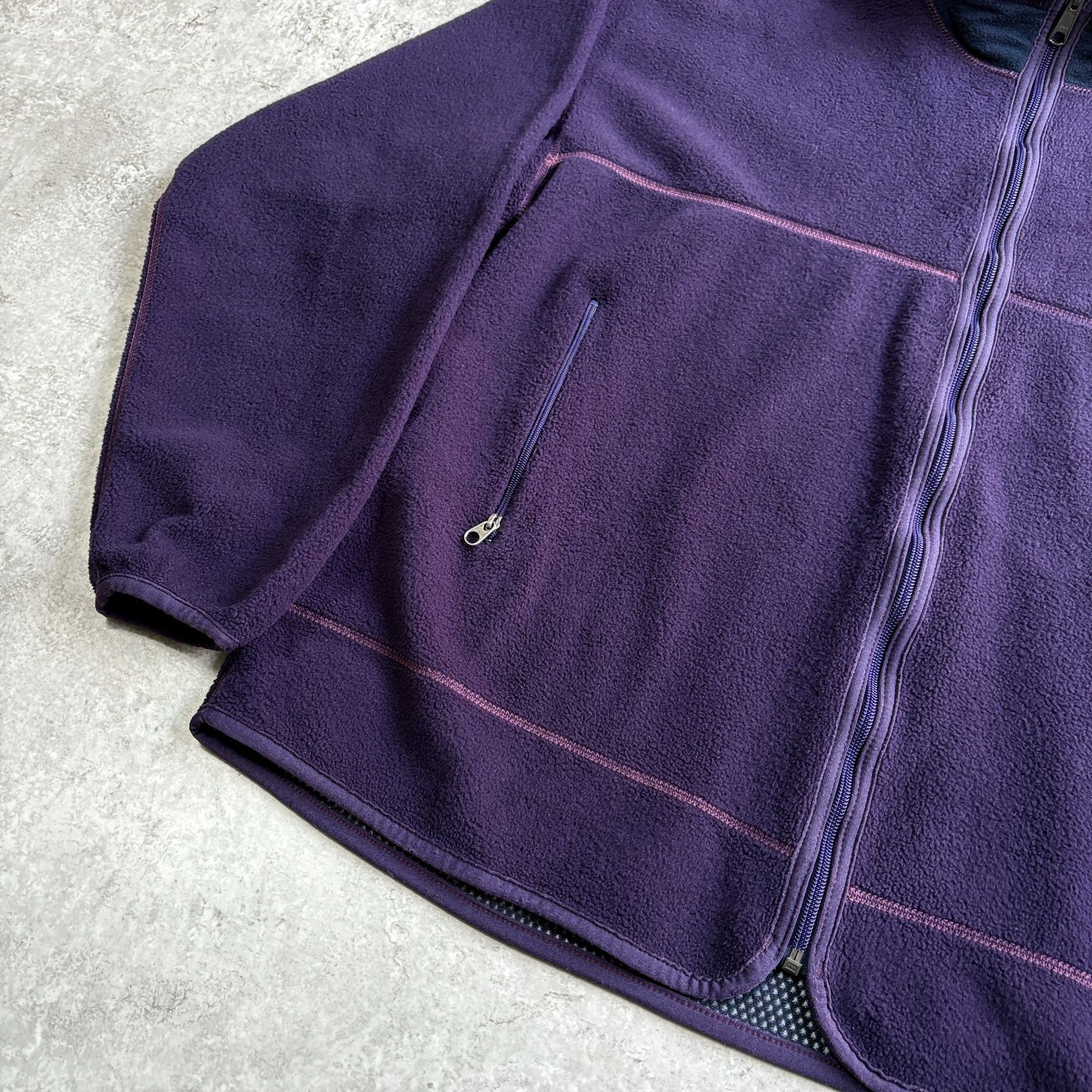 90s USA製 patagonia Light-X Cardigan 【 purple 】 パタゴニア