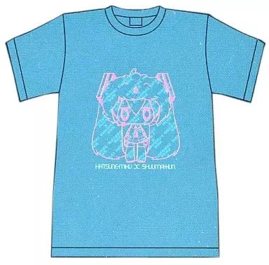 中古】Tシャツ(キャラクター) 初音ミク×しゅうまい君 Tシャツ ブルー F