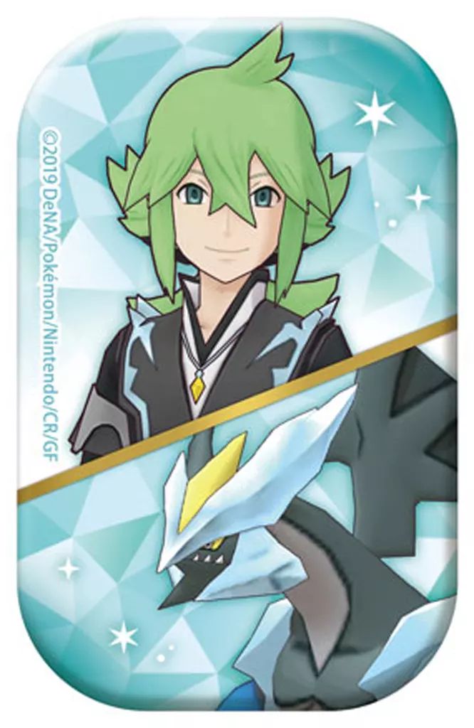 中古】バッジ・ビンズ ダイゴ＆メタグロス スクエア缶バッジ