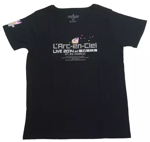 中古】Tシャツ(男性アイドル) L'Arc～en～Ciel Tシャツ ブラック M
