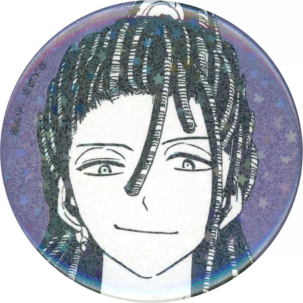 中古】バッジ・ビンズ カシム ホログラム缶バッジ 「マギ くじメイト