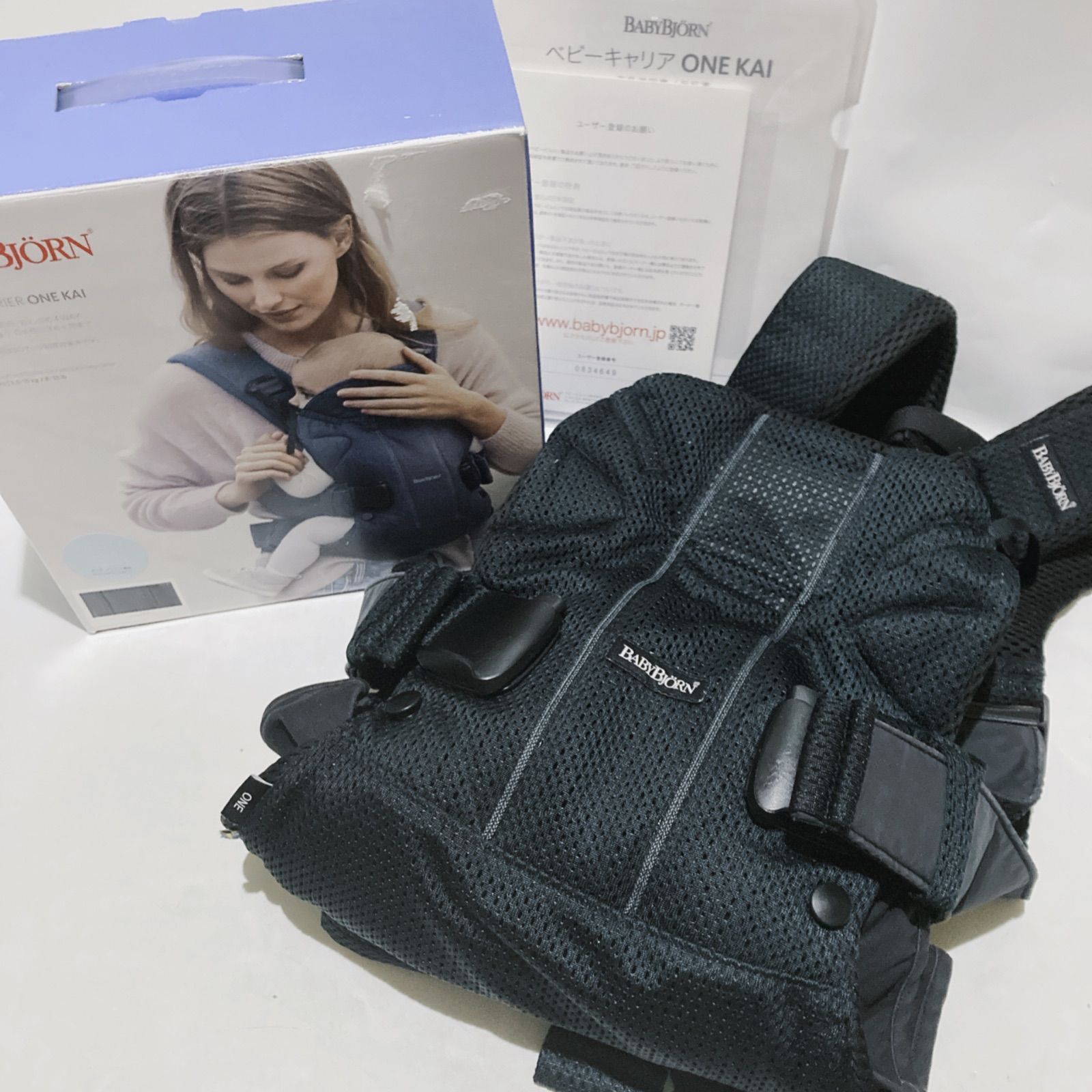 ベビービョルン ONE KAI AIR ワンカイエアー メッシュ ブラック - メルカリ