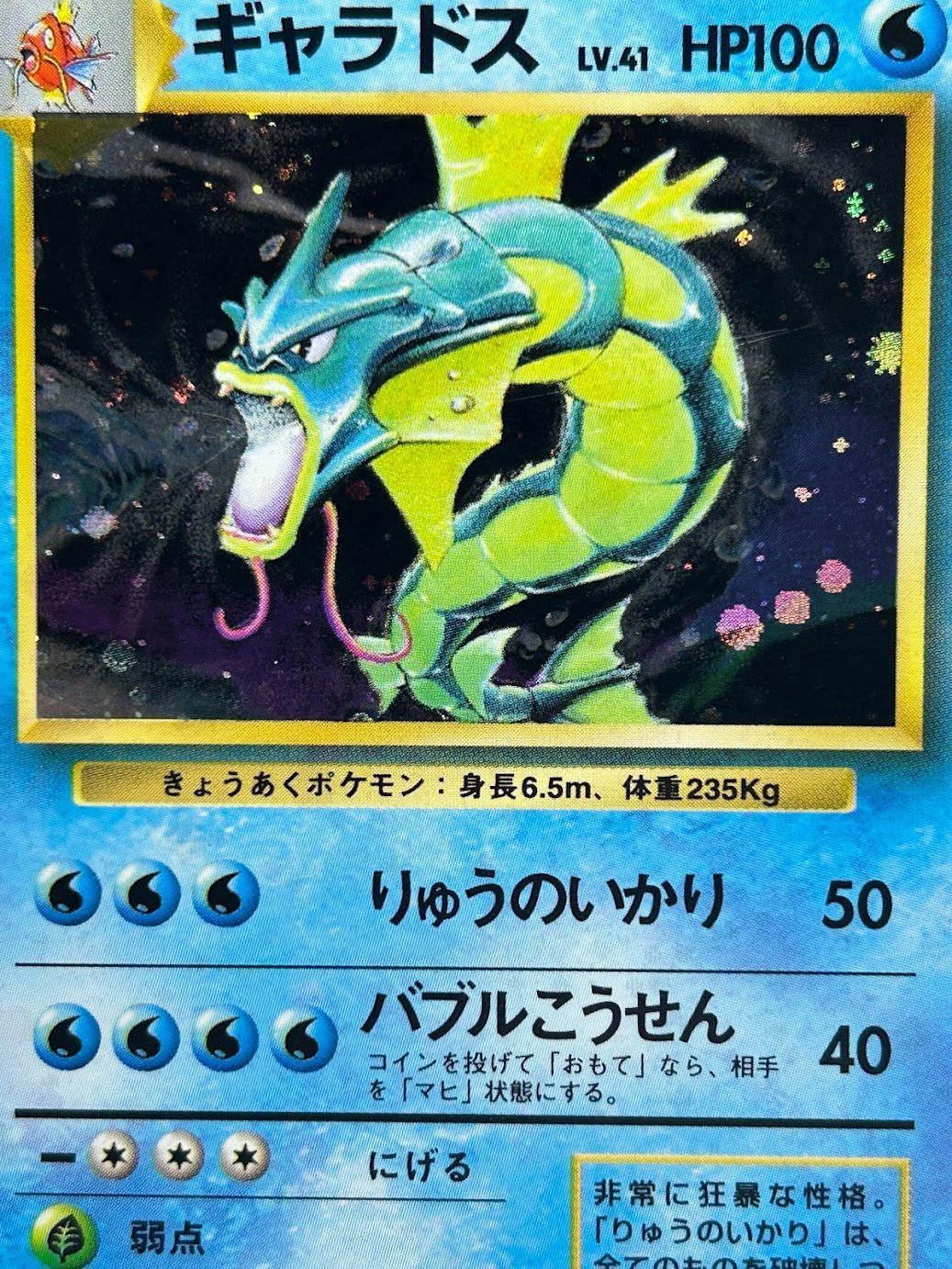 ポケモンカード ギャラドス 旧裏 第1弾拡張パック 収録 中古品 - メルカリ