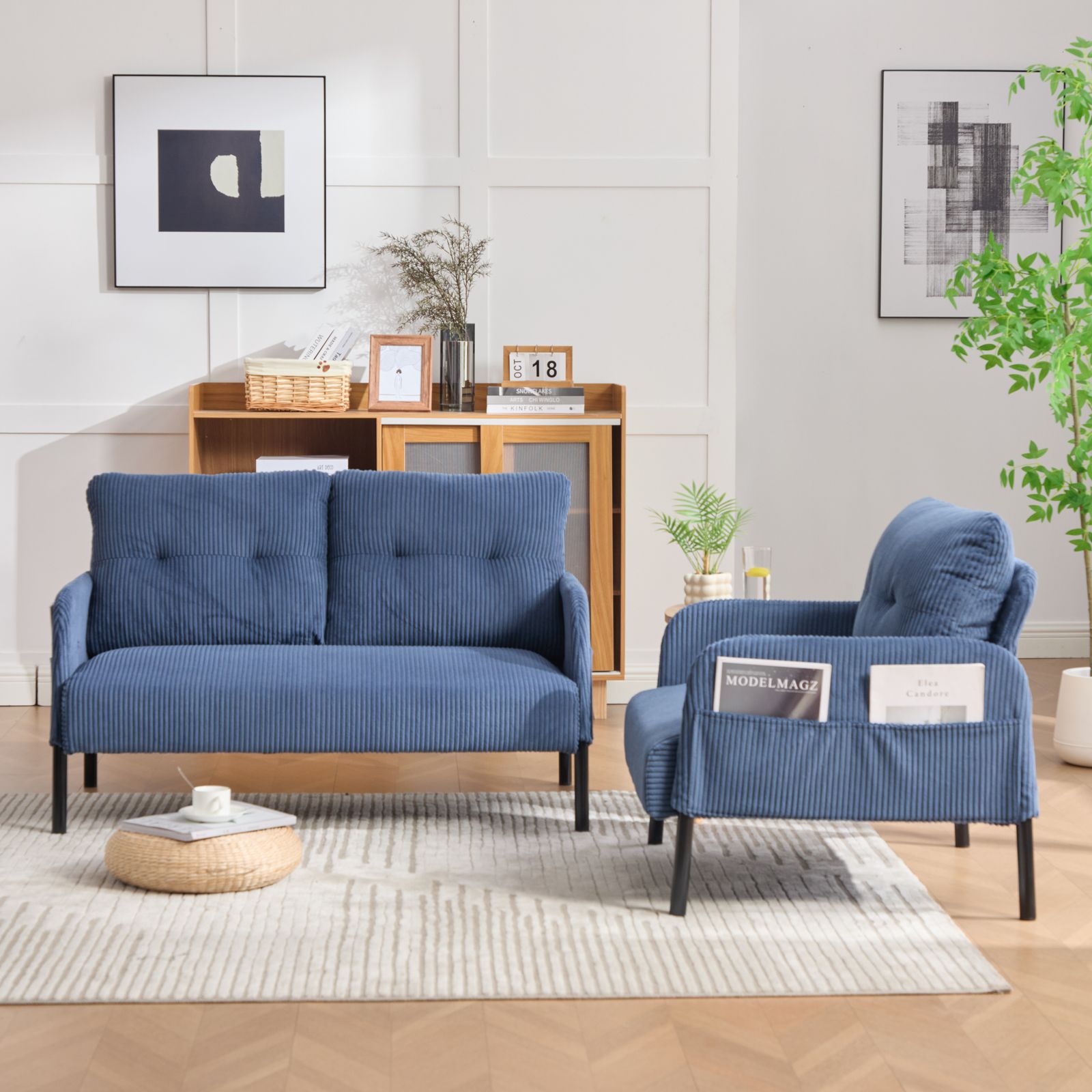 ソファー コーデュロイ