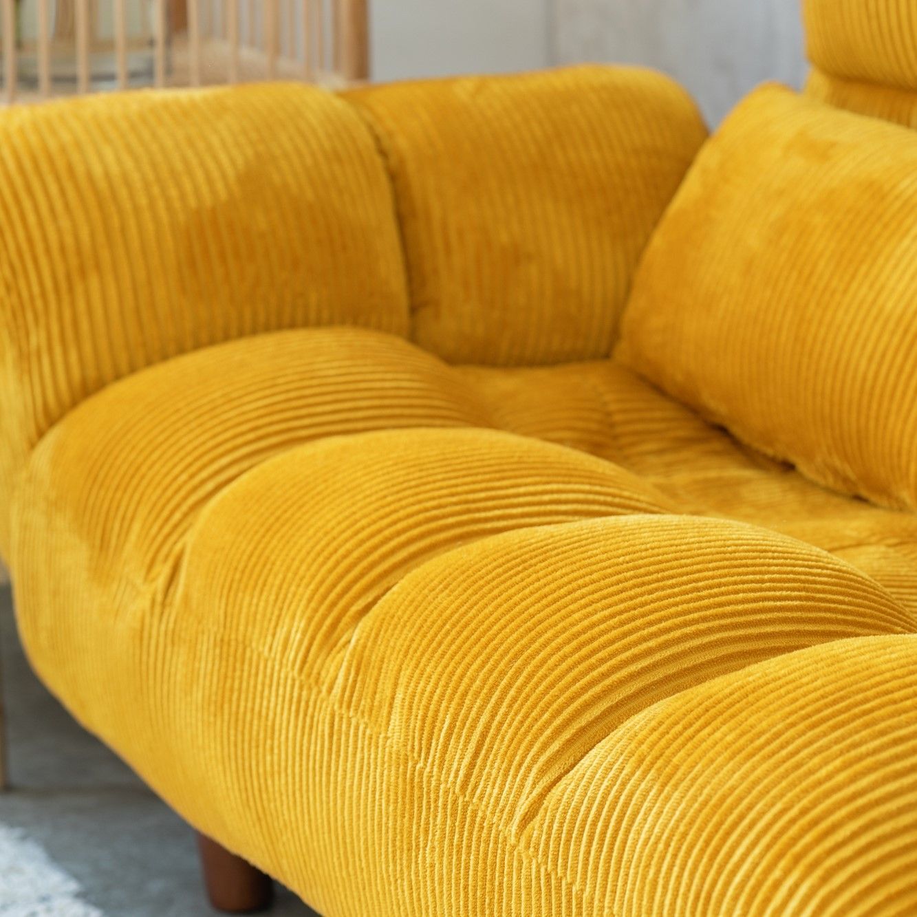 ファブリック カウチソファ