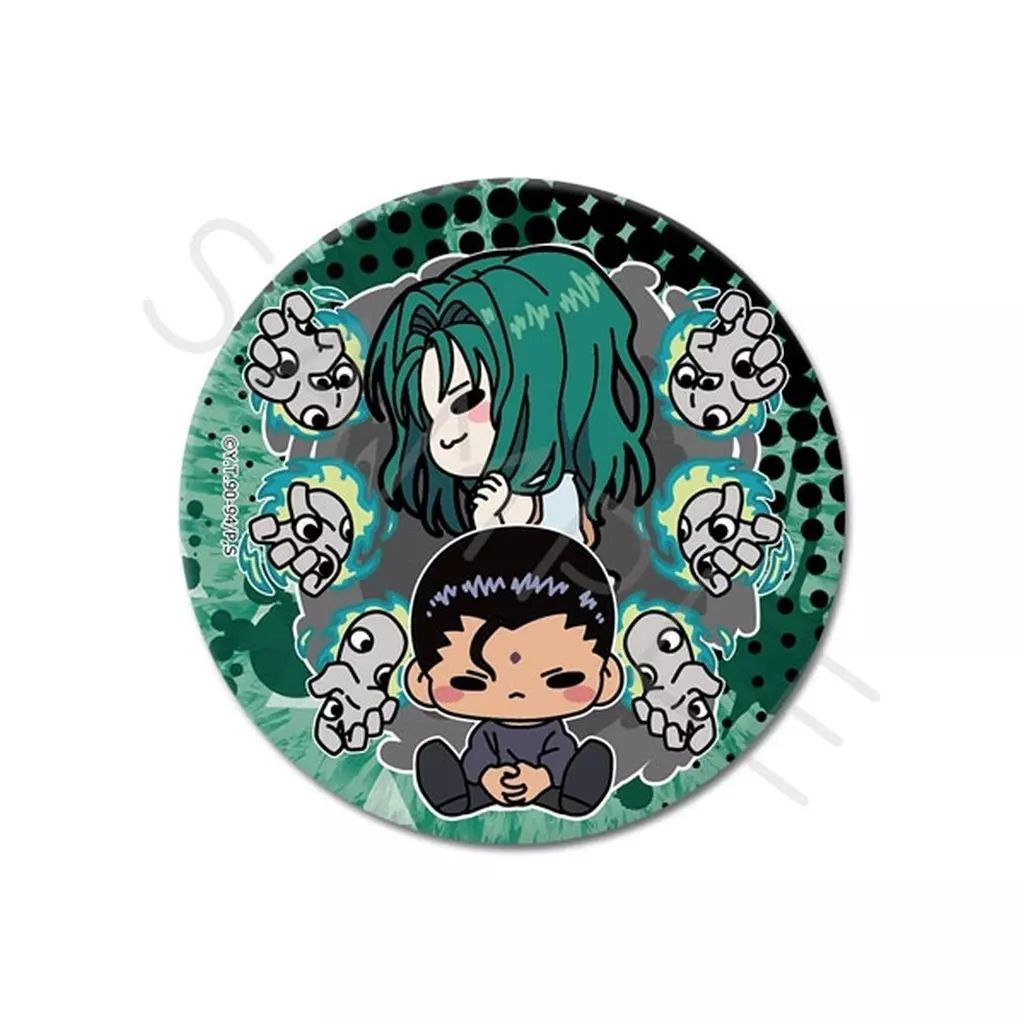 中古】バッジ・ビンズ MH.樹＆仙水忍 3way缶バッジ 「幽☆遊☆白書