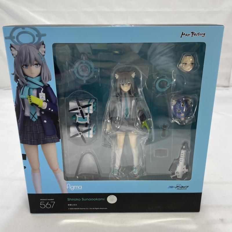 中古】未開封)MaxFactory figma 567 砂狼シロコ フィギュア ブルー