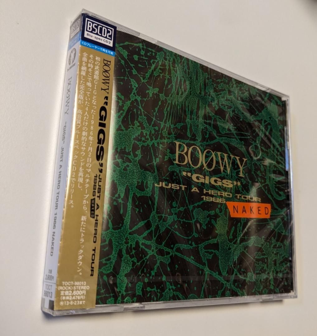 Blu-spec CD BOΦWY GIGS JUST A HERO TOUR 1986 NAKED ボウイ