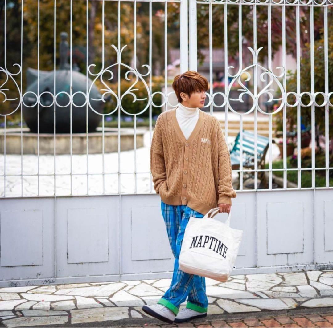 Naptime ナップタイム ケーブルニットカーディガン 22FW ベージュ F