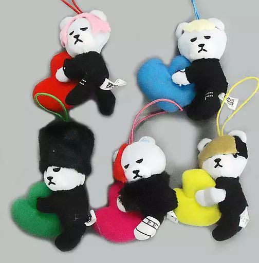 中古】キーホルダー・マスコット(男性) 全5種セット BANG BANG BANG