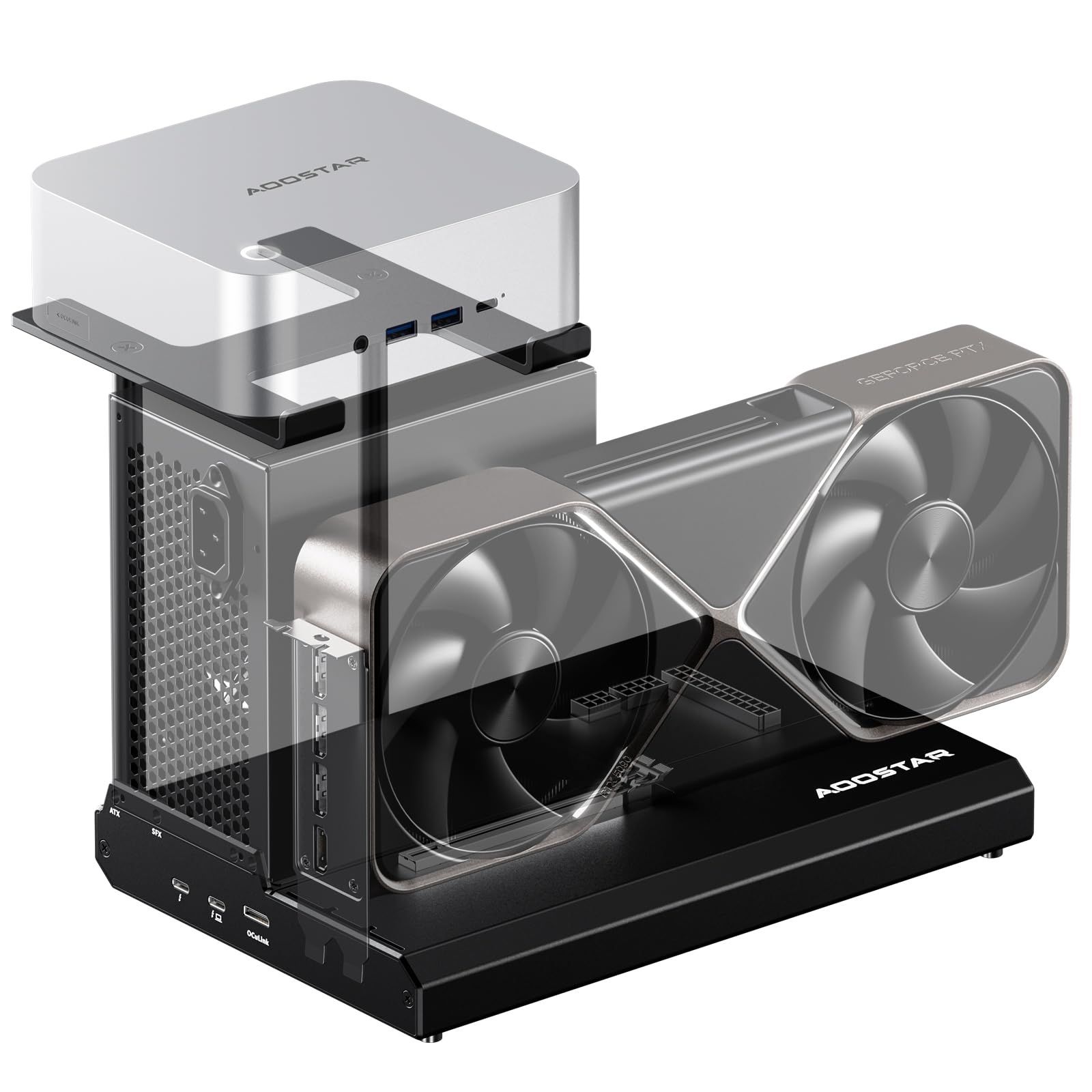 AOOSTAR EG01 外付けGPU ドッキングステーション， OCuLink 