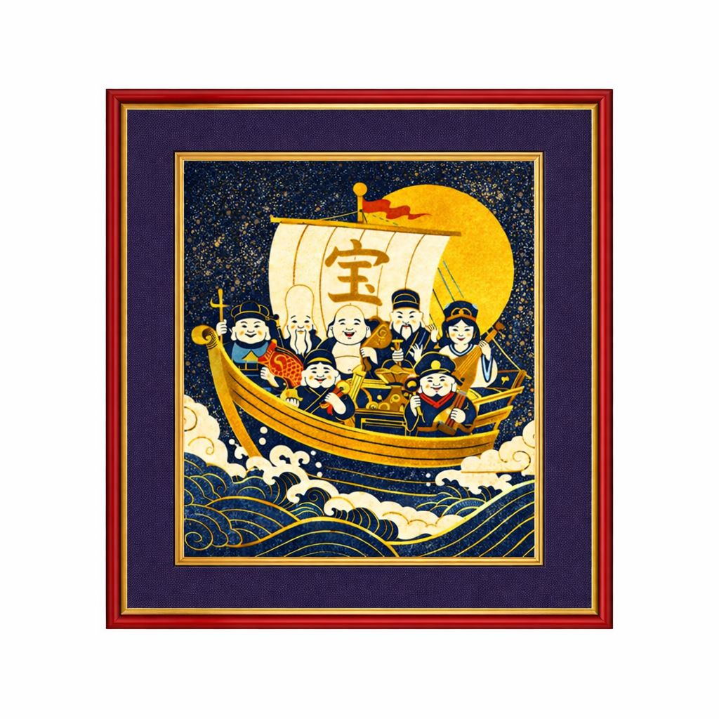 七福神 金 運 福寄せ福箕 開運・金運・財運UP・家内安全・交通安全