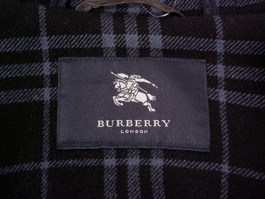 BURBERRY LONDONバーバリー ロンドン 上質ダブルフェイス羊毛ウール