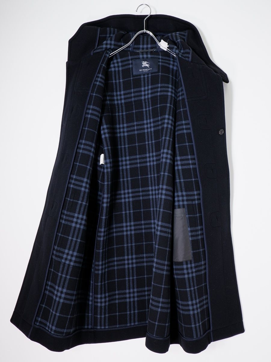 BURBERRY LONDONバーバリー ロンドン 上質ダブルフェイス羊毛ウール