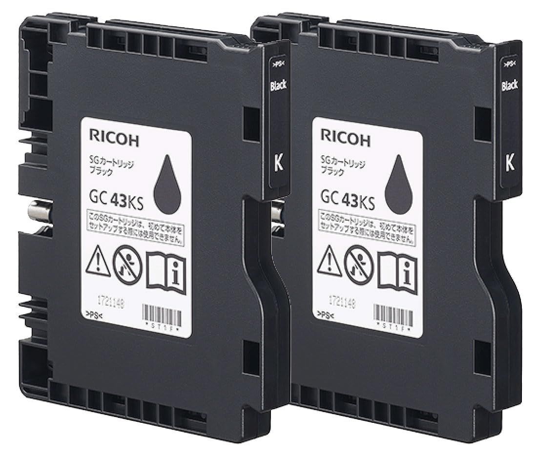 リコー RICOH純正インク515942SGカートリッジブラックGC43KS2本 - メルカリ