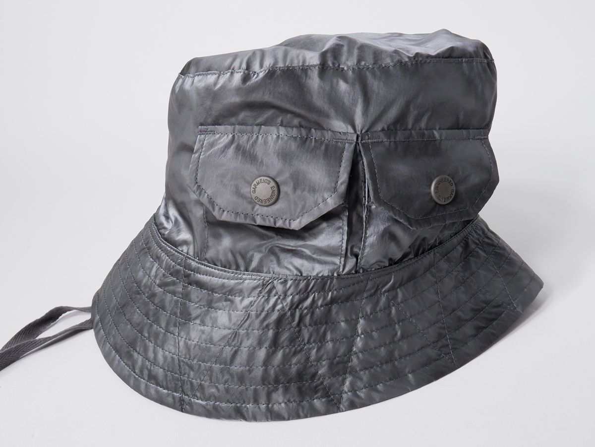 Engineered Garmentsエンジニアードガーメンツ Explorer Hat - Silver Nylon Shadow Printエクスプローラーハット【L】【MHWA80226】