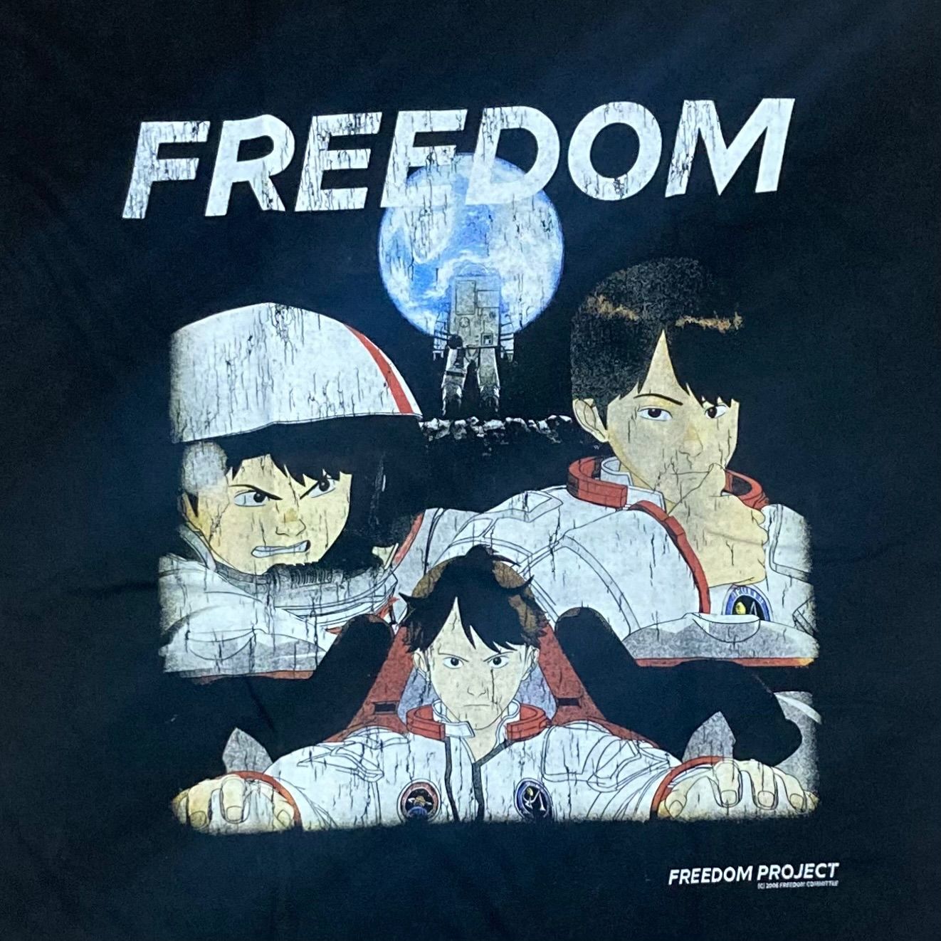 古着 両面プリント 日清カップヌードル FREEDOM フリーダム 大友克洋 T 