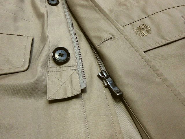 DAKS ダックス ハーフコート メンズ ライナー付き ベージュ メンズ L