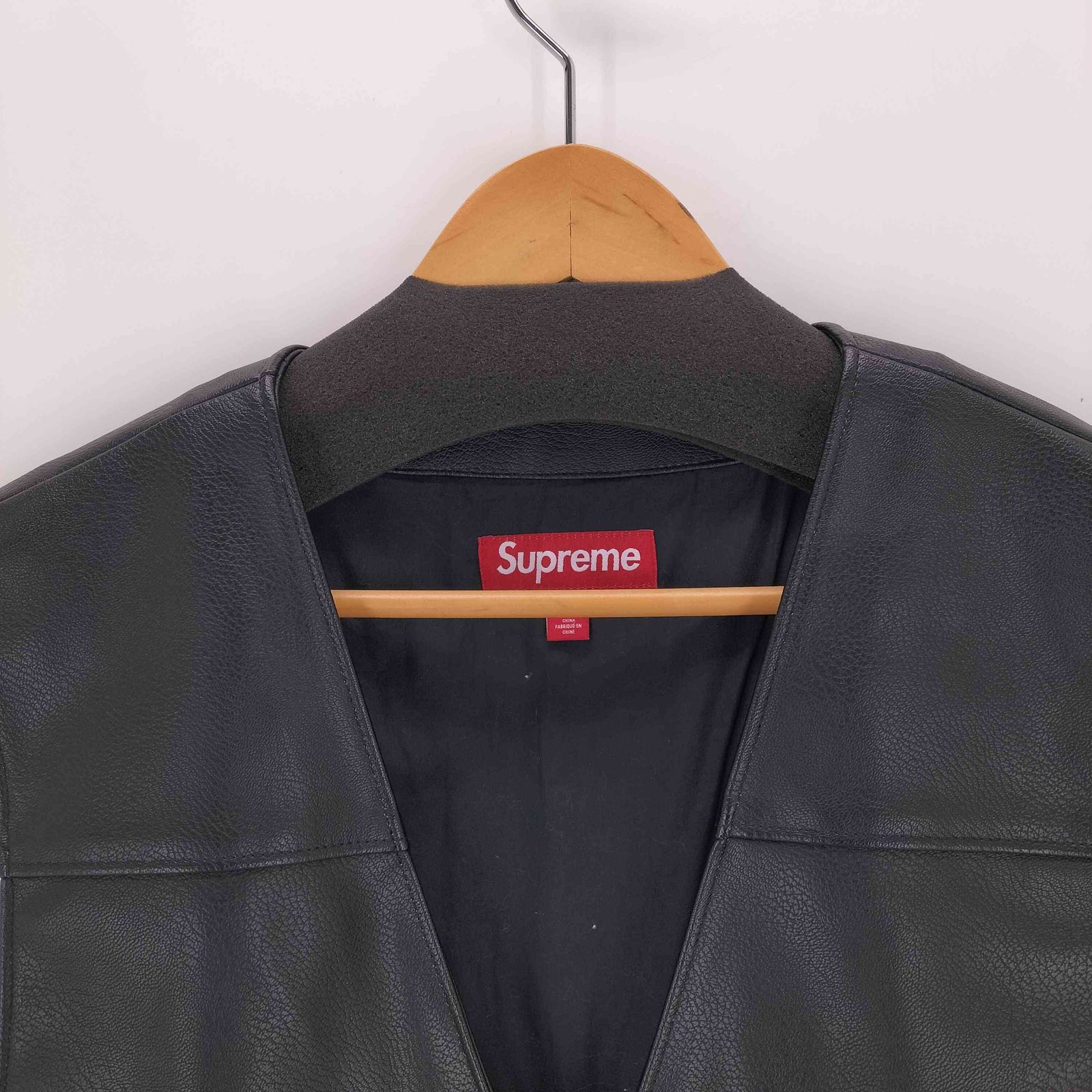 シュプリーム Supreme 24SS Toy Machine Faux Leather Vest メンズ JPN 