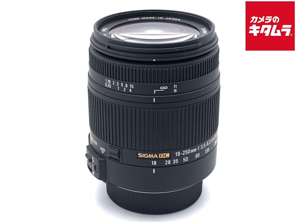中古】 【良品】 シグマ 18-250mm F3.5-6.3 DC MACRO OS HSM ニコン用