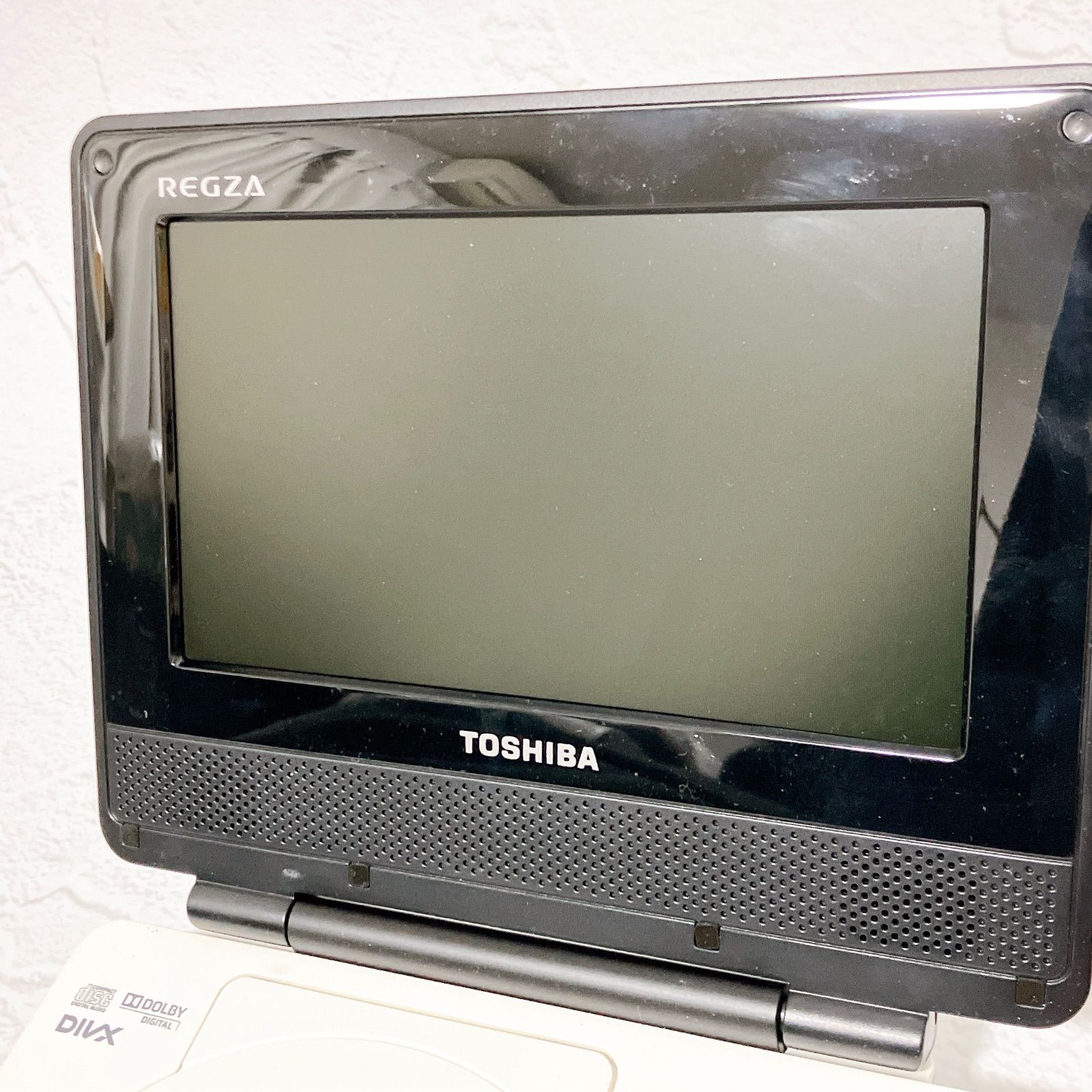 TOSHIBA REGZA SD-P76SW ポータブルDVDプレーヤー 7型 リモコンSE