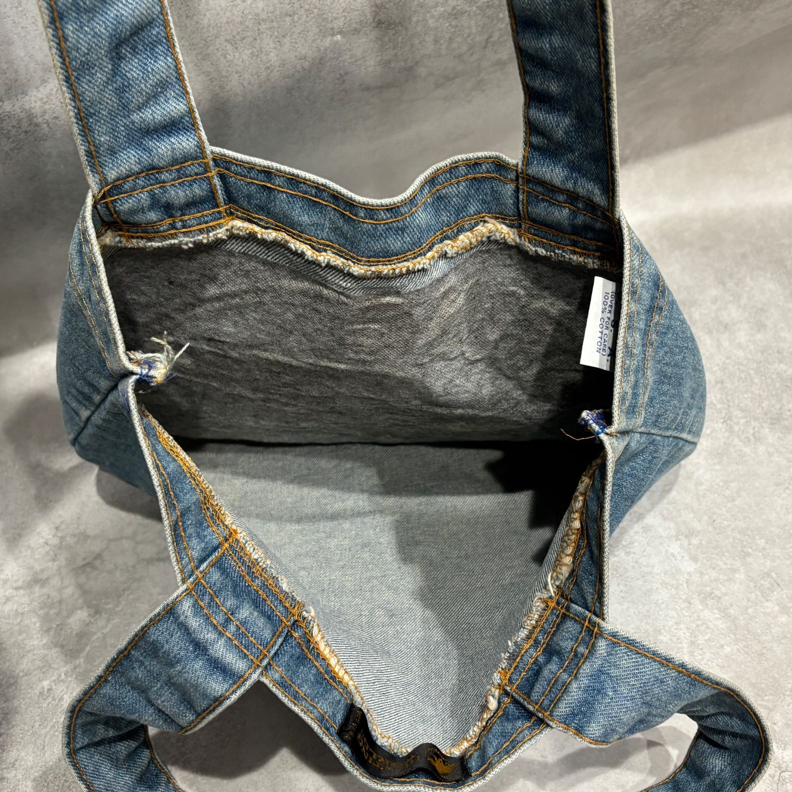 希少 HUNTING WORLD ハンティングワールド デニム トートバッグ