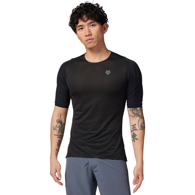 フォックスレーシング メンズ トップス Tシャツ 半袖 ジャージー Fox Racing Flexair Ascent ShortSleeve Jersey Mens Black 2024 ブラック