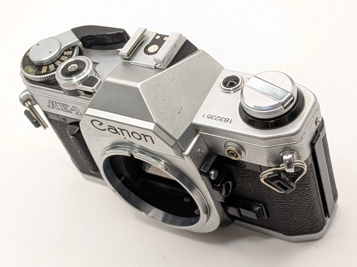 ☆実用品☆ キヤノン Canon AE-1 シルバー ボディ【シャッター鳴きなし