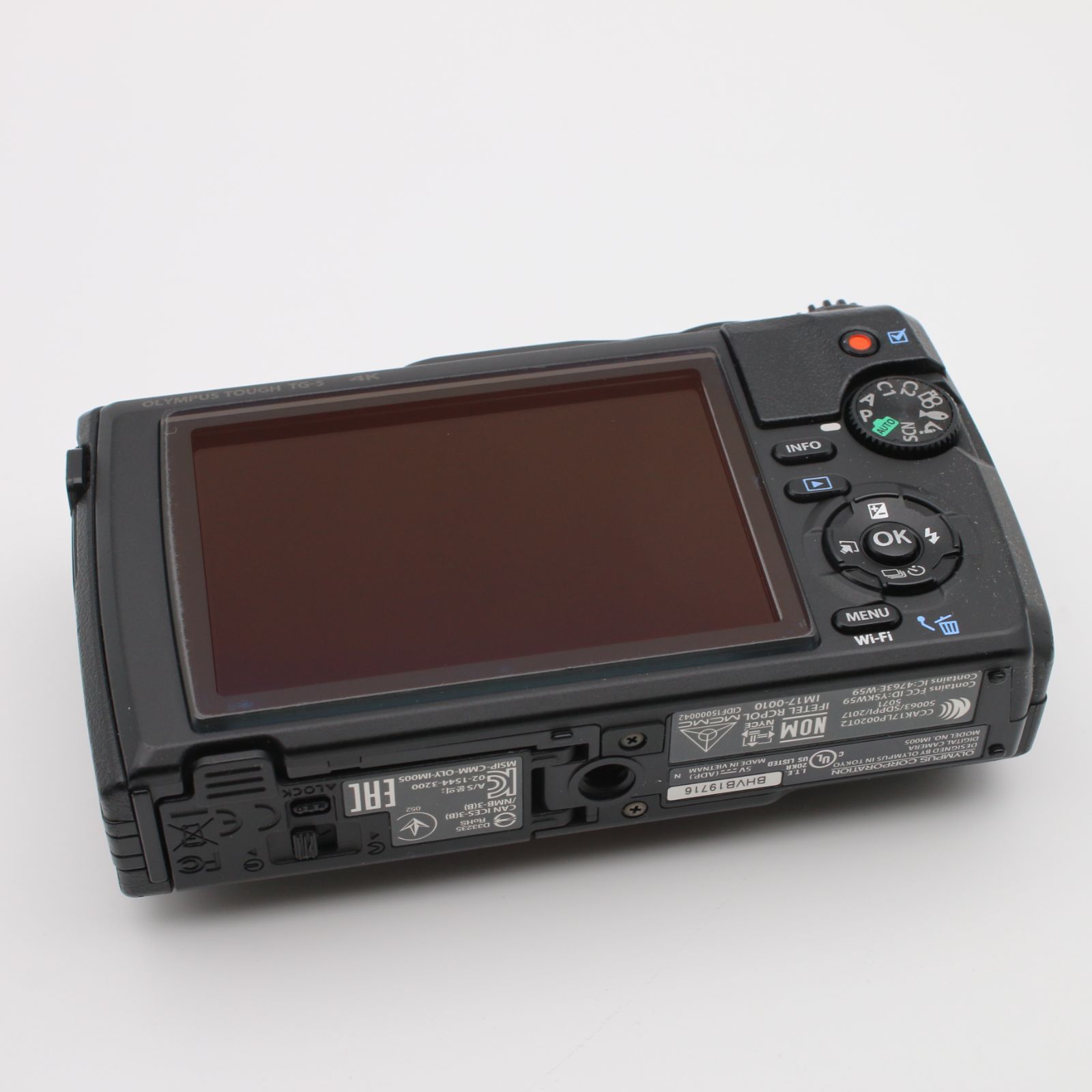 極上品】 OLYMPUS Tough TG-5 ブラック 1200万画素CMOS F2.0 15m 防水 