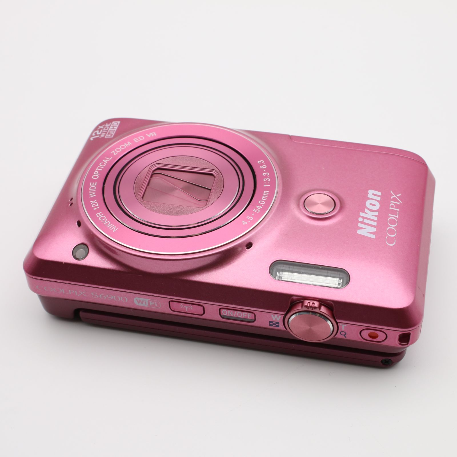 極上品】 Nikon COOLPIX S6900 ピンク 12倍ズーム 1602万画素