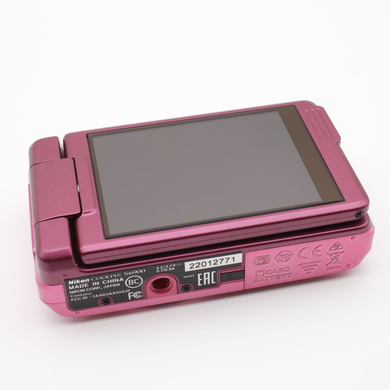 極上品】 Nikon COOLPIX S6900 ピンク 12倍ズーム 1602万画素