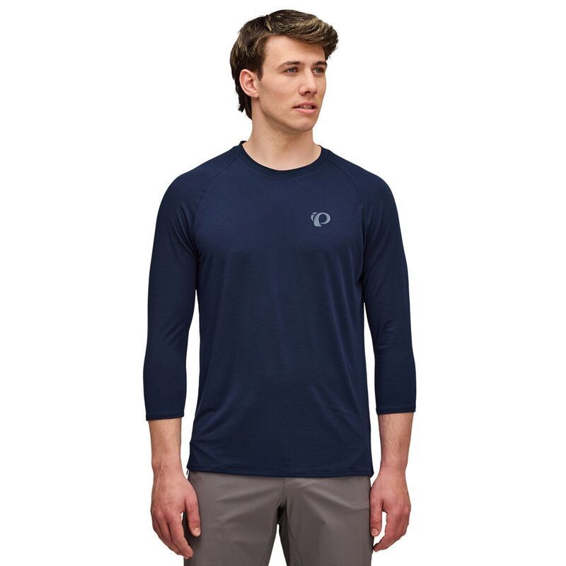 豊富な パールイズミ メンズ トップス Tシャツ ジャージー PEARL iZUMi Canyon Merino 34 Jersey Mens Dark Navy ネイビー Tシャツ