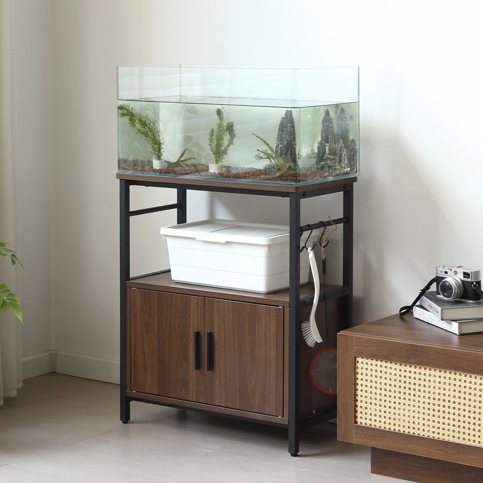 新入荷」全新品 水槽台 水槽スタンド 耐荷重120kg 幅60cm 奥行30cm三段