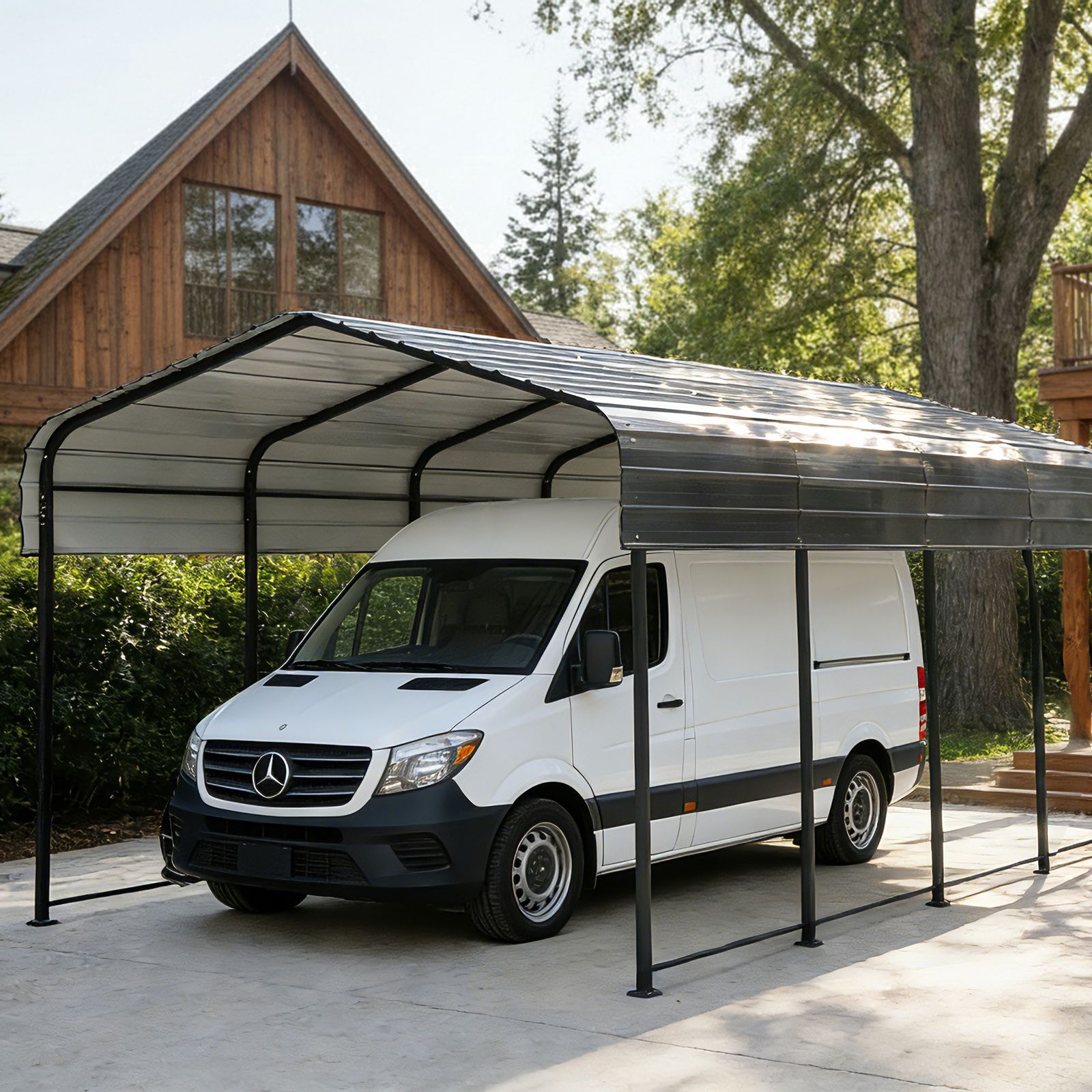 全新品 【奥行4.5mタイプ】カーポート ガレージ 車庫 倉庫 奥4.5m×幅3m