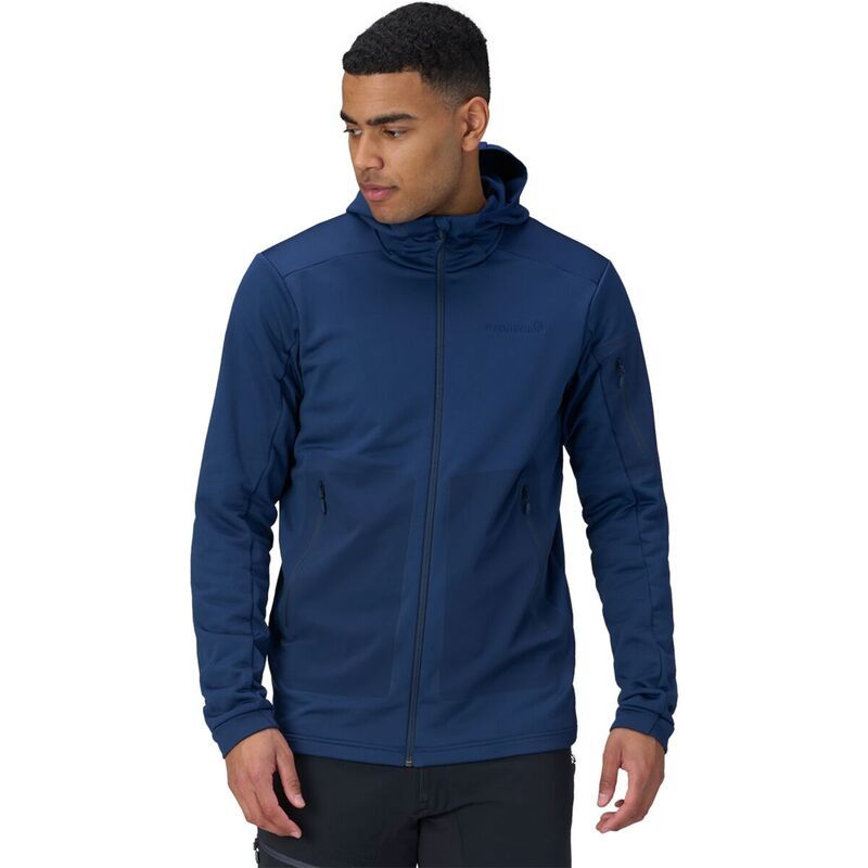 ノローナ メンズ アウター ジャケット・ブルゾン フーデッドジャケット ジャケット Norrona Falketind Warm2 Stretch Hooded Jacket Mens Indigo Night インディゴ
