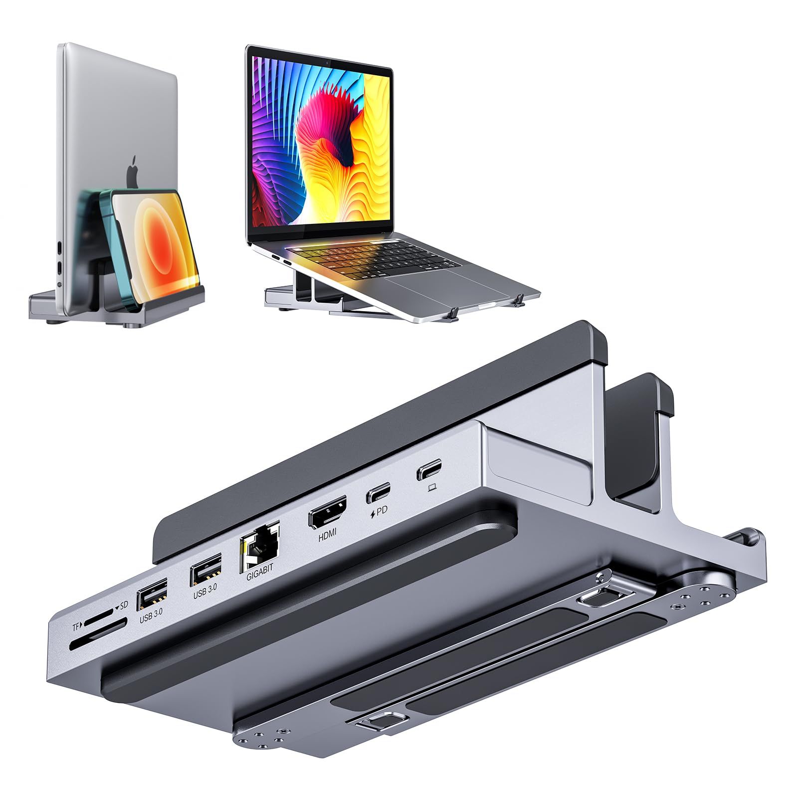 新品 未使用 7-in-1 USBハブ スタンド型 PD対応 85W 新品 未使用 7-in