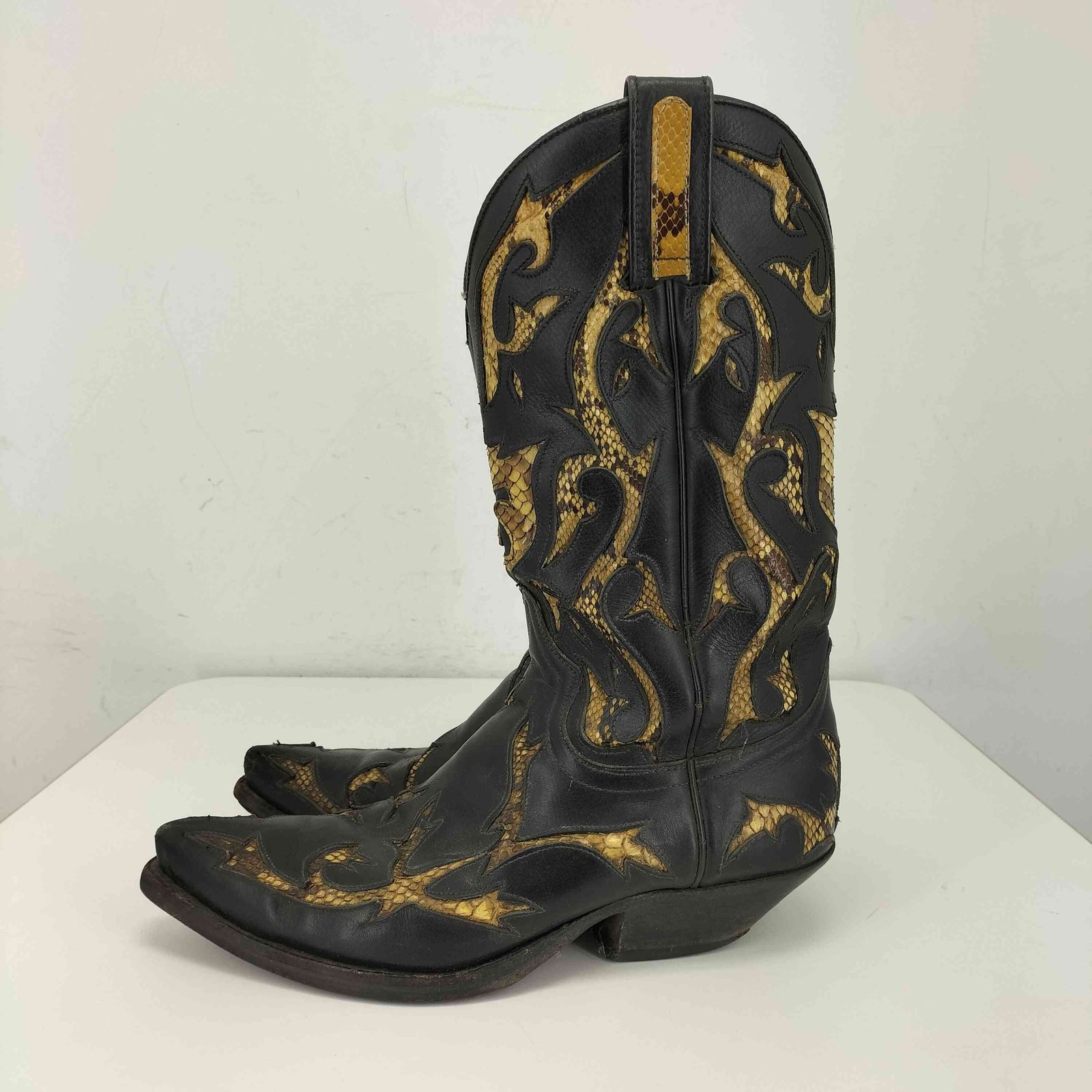 ユーズドフルギ USED古着 sendra ウエスタンブーツ パイソン メンズ