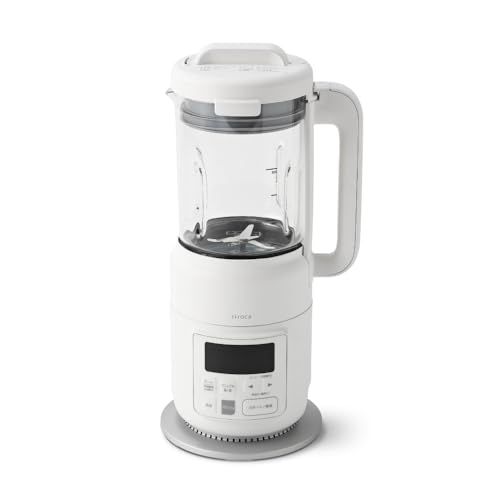 シロカ ヒーター機能付きブレンダー おうちシェフ BLENDER SM-S151 W ホワイト｜スープメーカー 豆乳メーカー 容量800ml ヒーター搭載 断熱構造 独自形状8枚刃 自動洗浄機能搭載 オートメニュー12種｜スープ スムージー 6b98b8d3