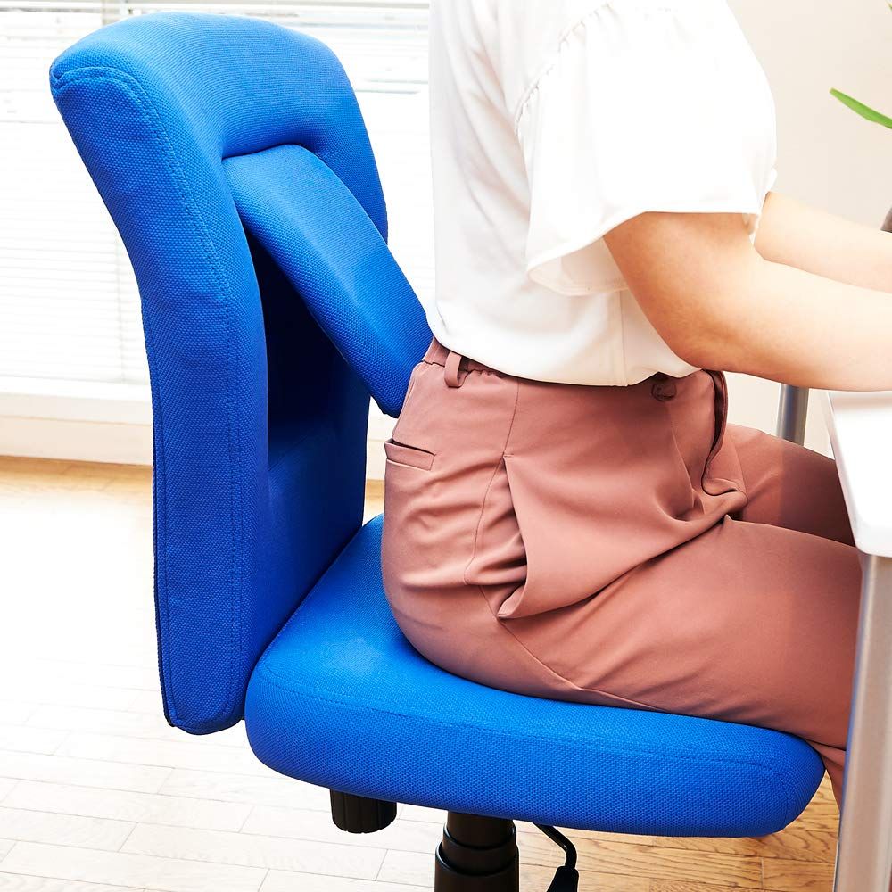 サポートクッションチェア レッド