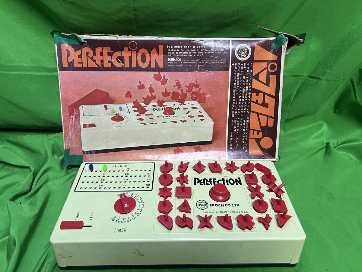 昭和レトロ エポック社 パーフェクション 当時物 レトロおもちゃ@Y左