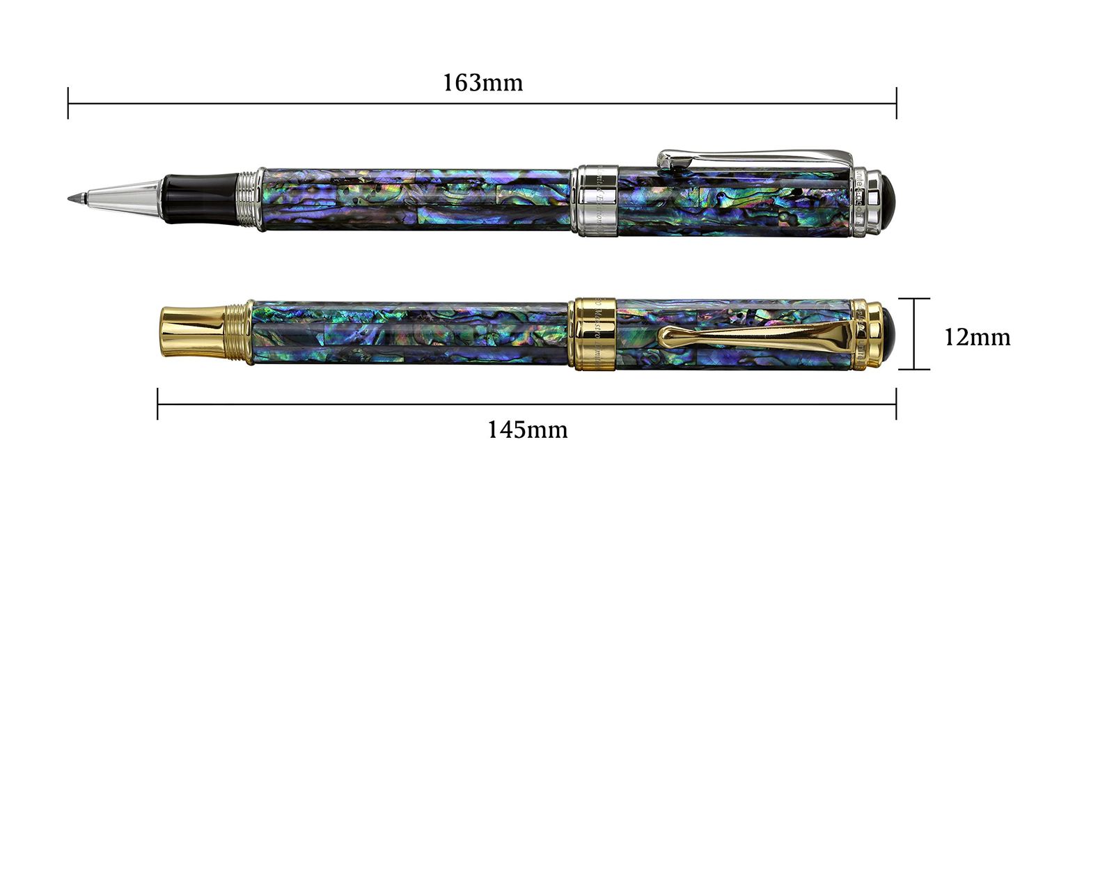 新品 Xezoマエストロ天然海シェルFineローラーボールペンwithプラチナ