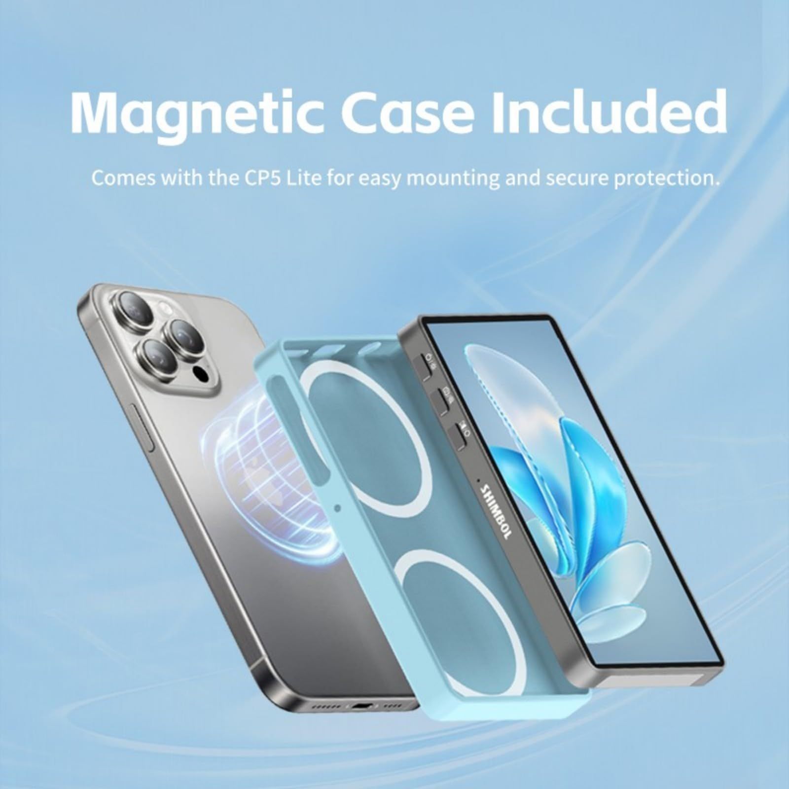 新品 Shimbol CP5 Lite 5インチ 1080P セルフィーモニター iPhone