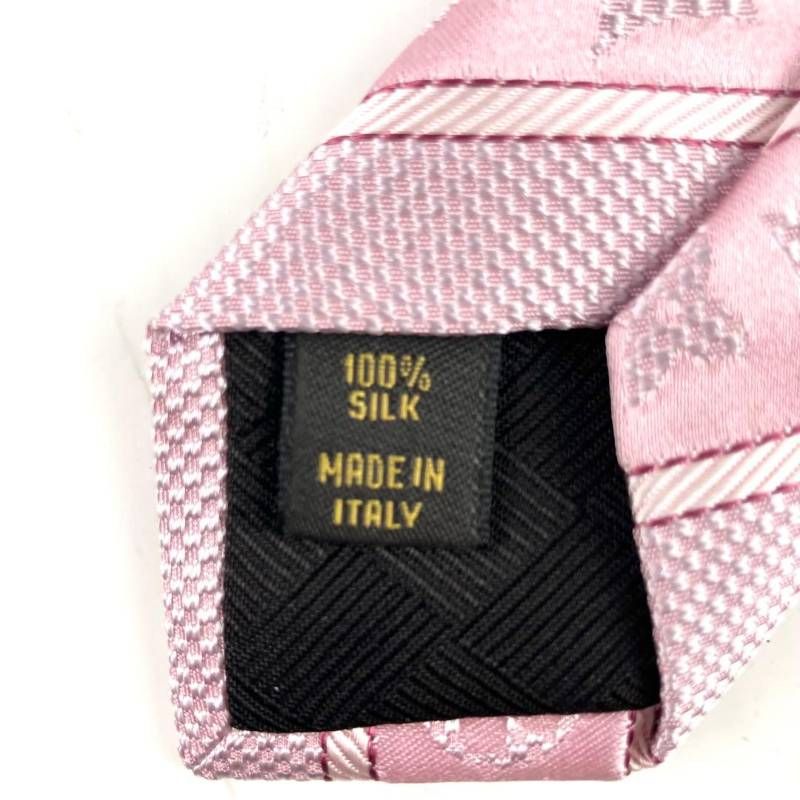 LOUIS VUITTON ルイヴィトン ネクタイ モノグラム×ストライプ